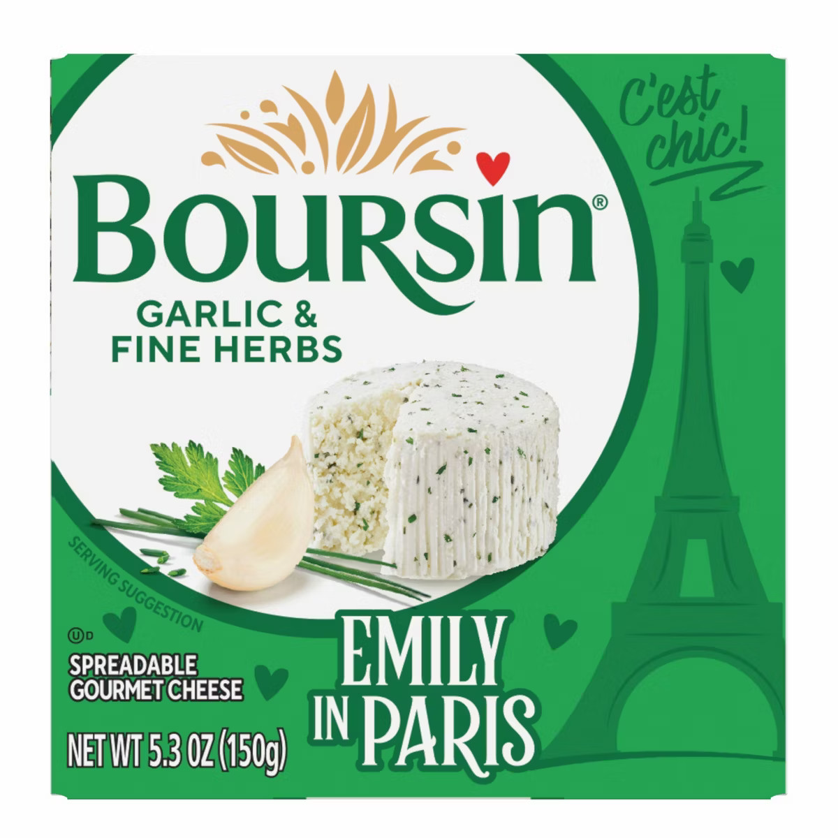 Boursin Garlic and Fine Herbs Gourmet Cheese - 5.3oz | Target