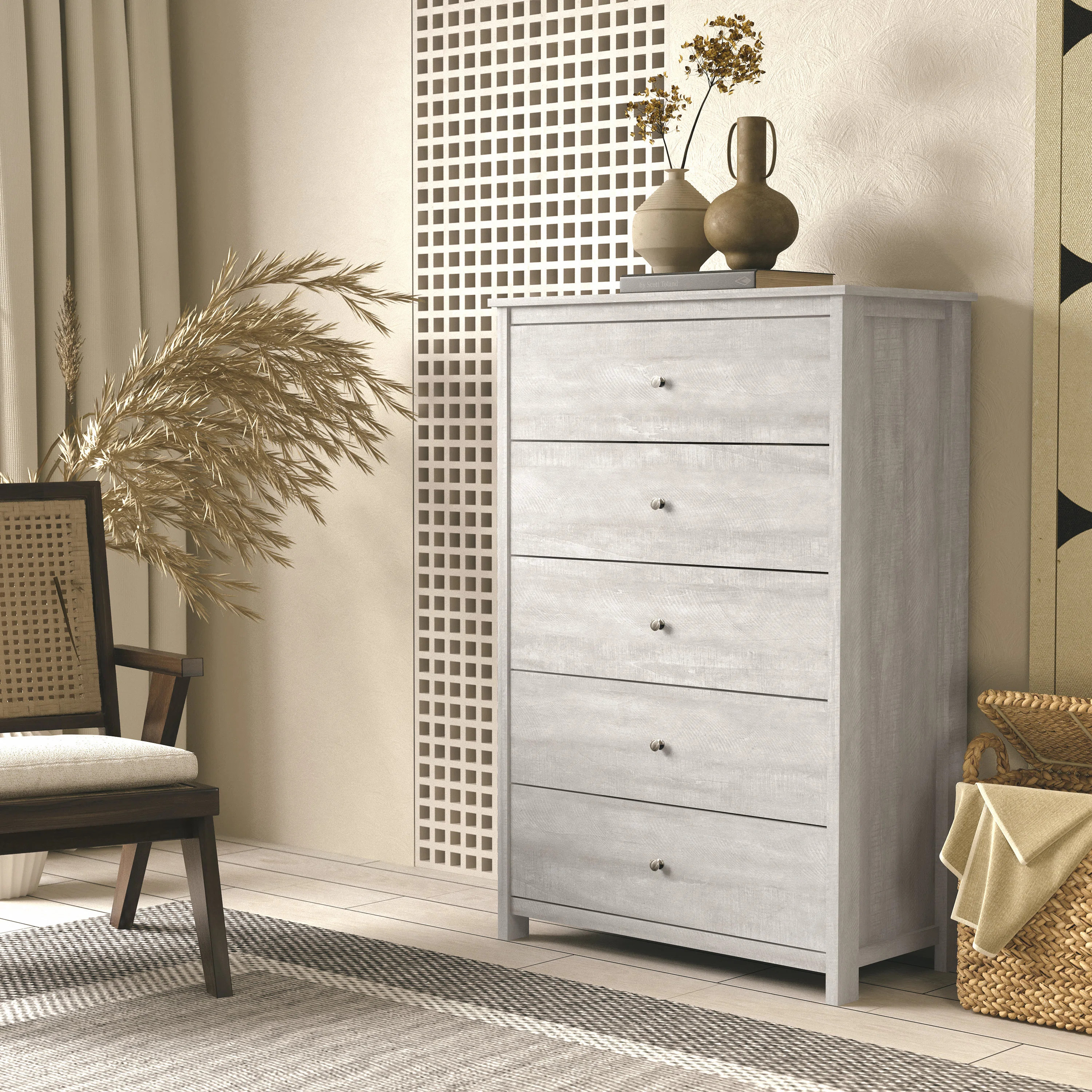 Isenbert 5 Drawer 31.5" W Chest | Wayfair North America