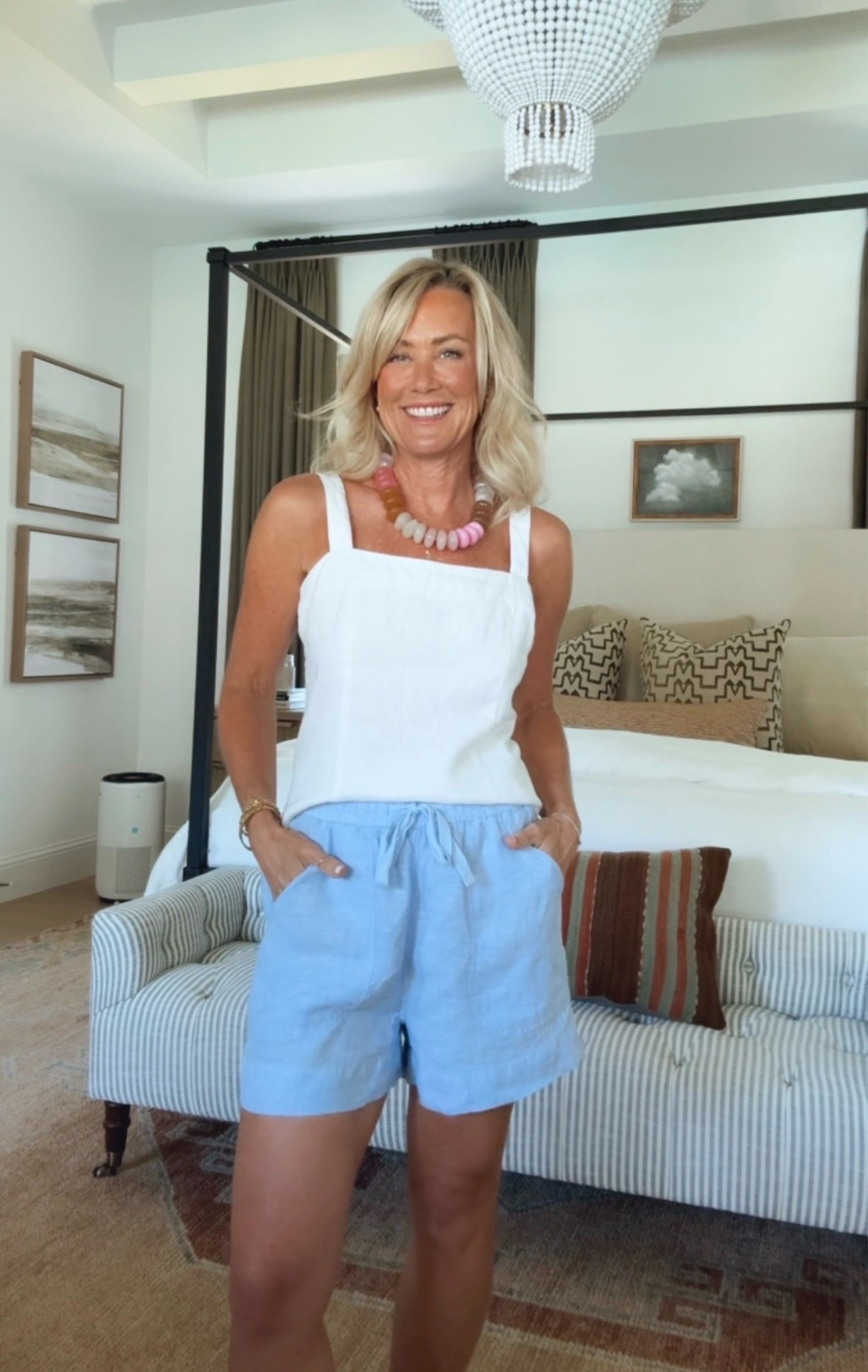Living in Quince tops this summer! Love their fun necklines, the perfect mix & match pieces.
Top: Small
Shorts: Small

#LTKootd #LTKOver40 #LTKSeasonal