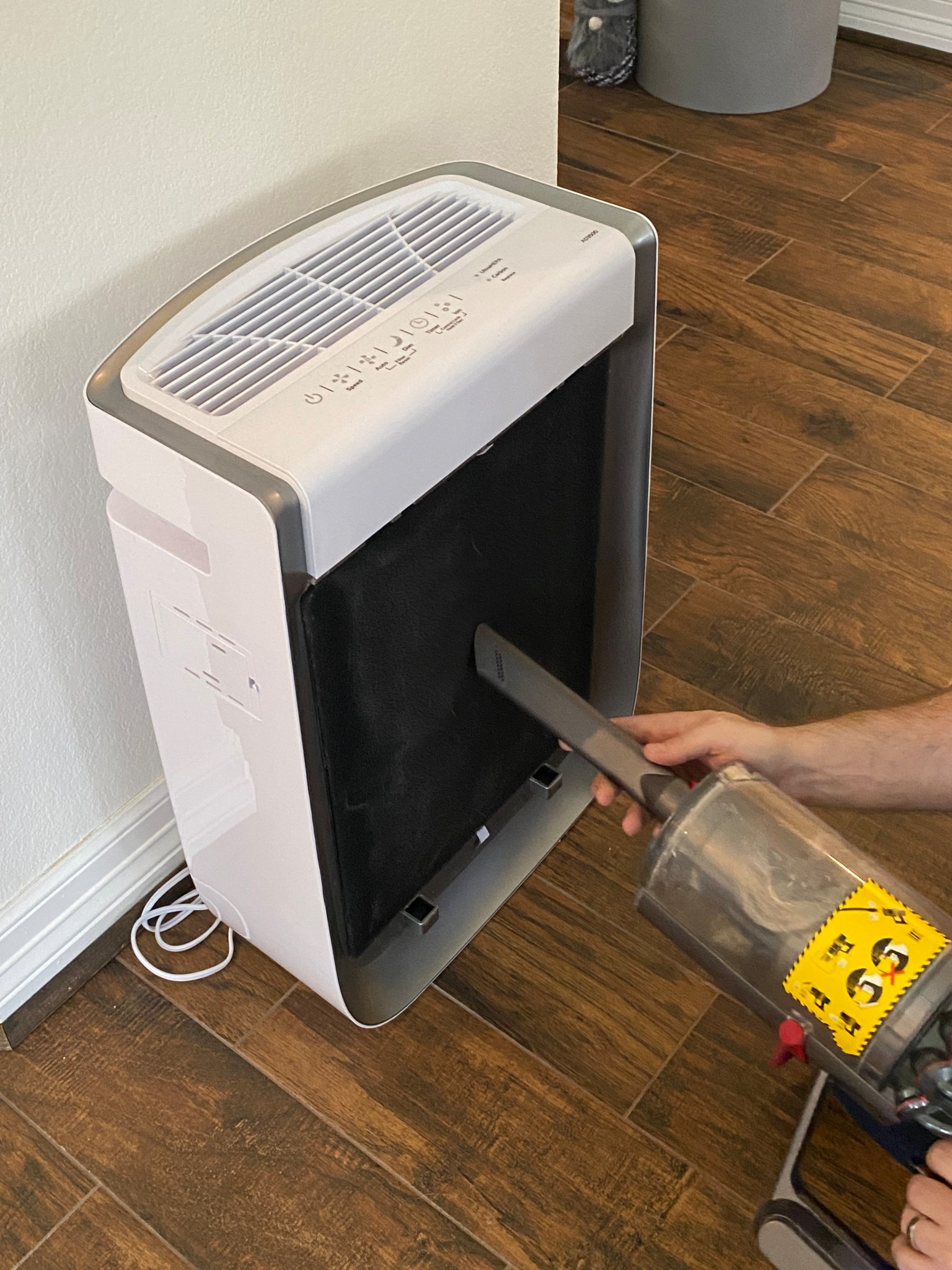 We us the 3500 (no Wi-Fi) AirDoctors in the main living/dining space & the 2000 in bedrooms. 
This Dyson has been our BEST adult purchase and we’re going on year 5 of use and it’s an absolute CHAMP! 
Never thought a ceiling fan cleaner thingy would bring so much joy to our life - but here we are! 

#LTKHome #LTKHoliday #LTKSaleAlert