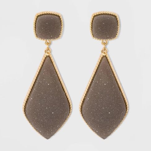 SUGARFIX by BaubleBar Glamorous Druzy Drop Earrings | Target