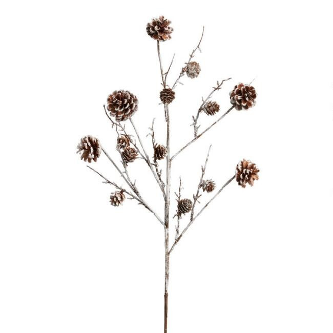 Frosted Pinecone Spray | World Market