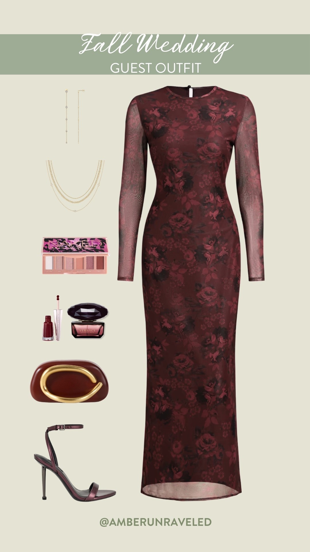 Falling for deep florals and rich jewel tones. This fall wedding guest look is all about that sophisticated, romantic vibe. Get ready to celebrate!

romantic vibes, party outfit, formal wear, floral dress, mesh dress, wedding season, burgundy finds, fashion accessories

#LTKParties #LTKSeasonal #LTKStyleTip
