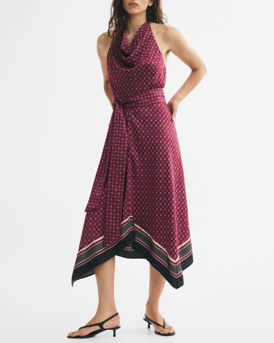 Satin Scarf halter dress

#LTKSeasonal
