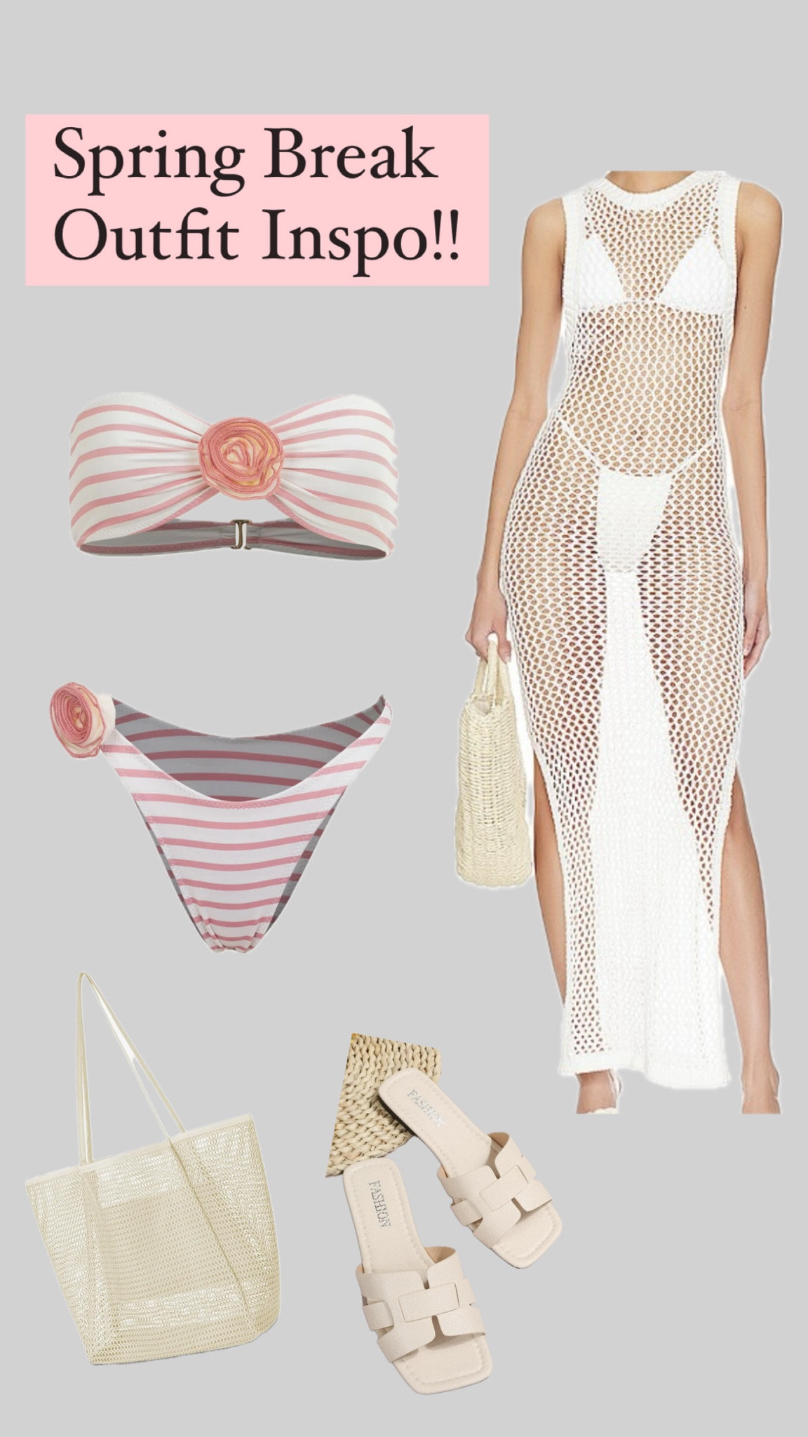 Spring Break Outfit Inspo! #springbreakoutfit #bikini #beachoutfit #vacationoutfit #swimcoverup 

#LTKSeasonal #LTKswim #LTKtravel