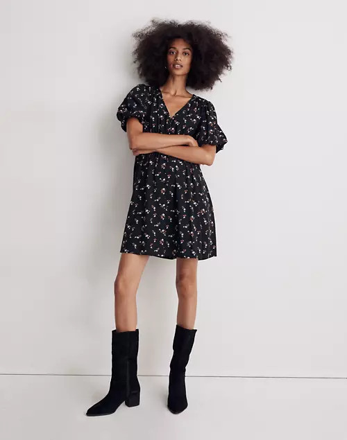 Challis Sophia Mini Dress is Woodland Floral | Madewell