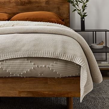 Cotton Knit Bed Blanket | West Elm (US)