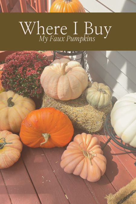 Faux pumpkins for your fall front porch decor

#LTKHalloween #LTKSeasonal #LTKhome