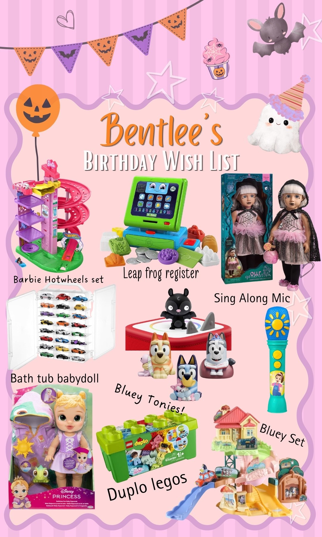 Just a few gift ideas for toddler girls that I’d recommend! Bentlee loves Babydolls, Bluey, and Cars right now. Here’s some things I found that I thought were worth sharing in case you’re also shopping for a 2 yr old!

#LTKmomlife #LTKKids #LTKBaby