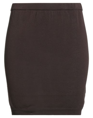 Pdr Phisique Du Role Woman Mini skirt Dark brown Size 2 Cotton | YOOX (US)