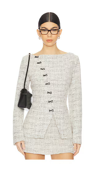 Wellington Jacket in Cream | Revolve Clothing (Global)