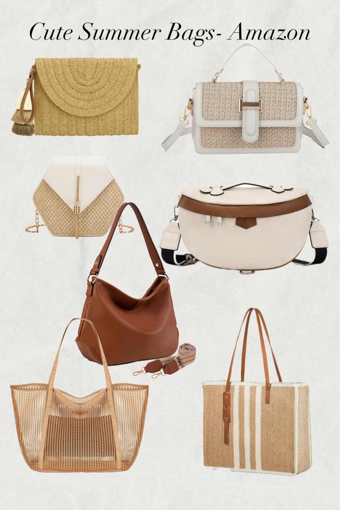Easy, cute, and simple summer bags that you can use for different occasions! 

Summer bags, purse, summer purse, summer clutch , vacation bag, vacation purse , mom outfit idea, wedding guest accessories, wedding guest clutch , Amazon finds , Amazon bags

#LTKTravel #LTKFindsUnder50 #LTKStyleTip
