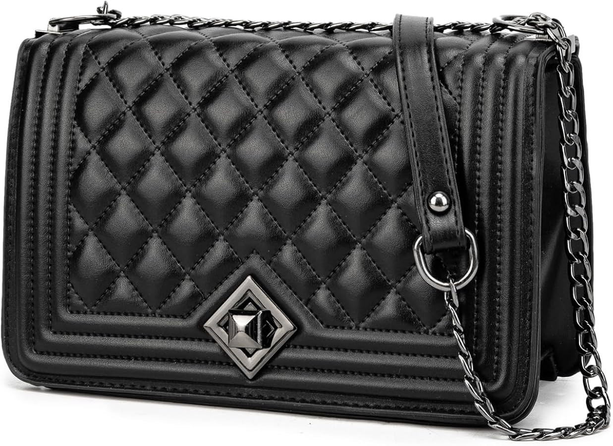 HINFKA Women'S Small Crossbody Bag Pu Leather Shoulder Bag Small Handbag Clutch Bag Fashion Versa... | Amazon (US)