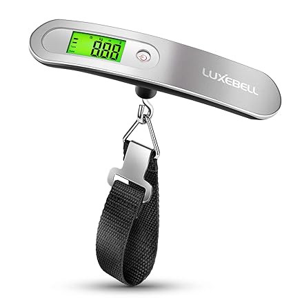 Digital Luggage Scale Gift for Traveler Suitcase Handheld Weight Scale 110lbs | Amazon (US)