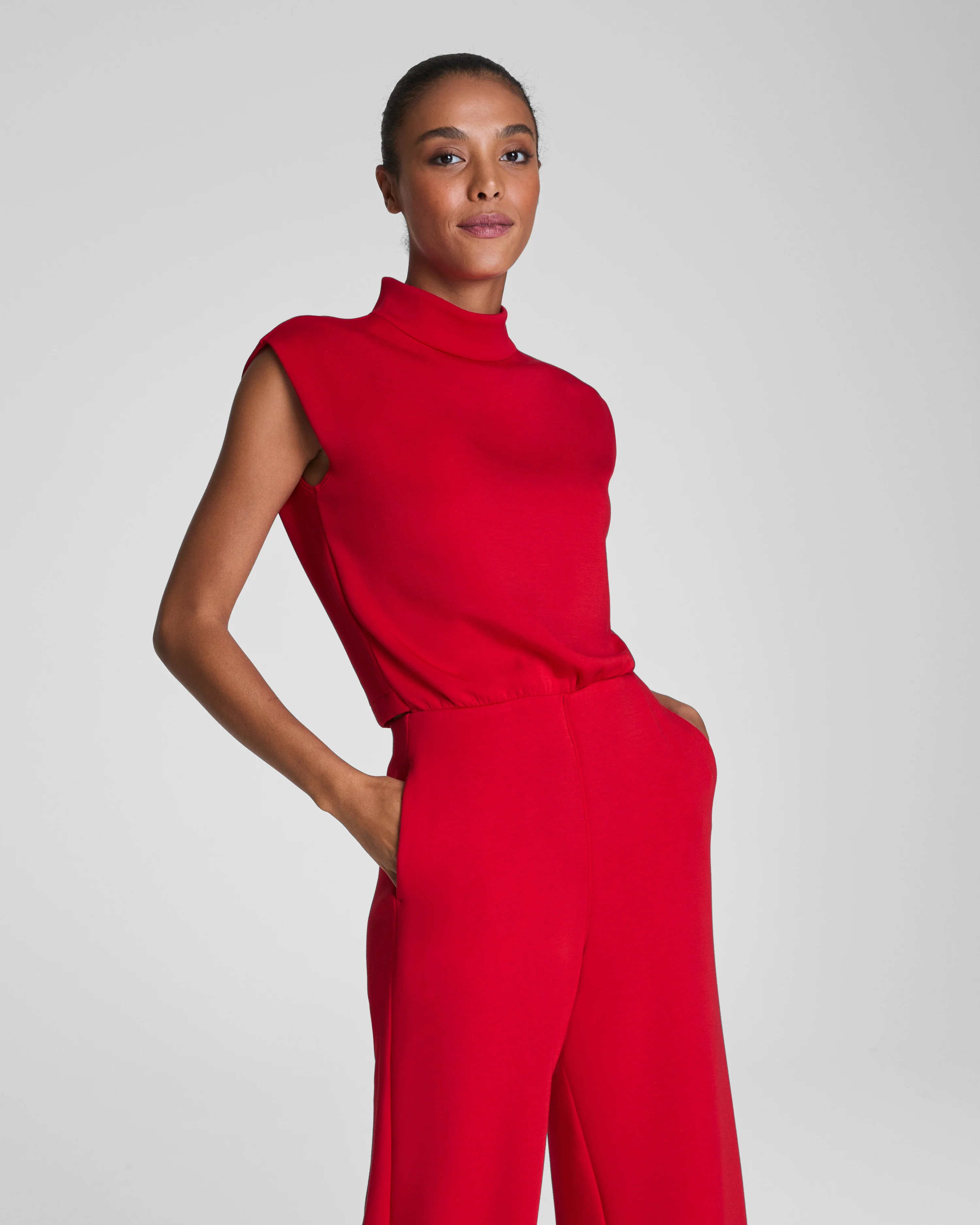 Mockneck Jumpsuit | Spanx