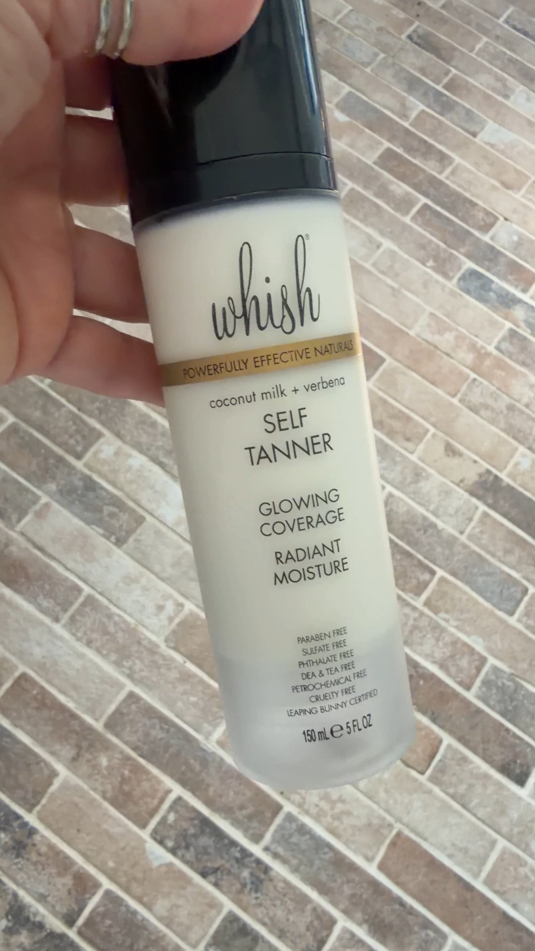 All natural self tanner.   Super clean and color is light and buildable.   I do not like a dark, dark self tanner.