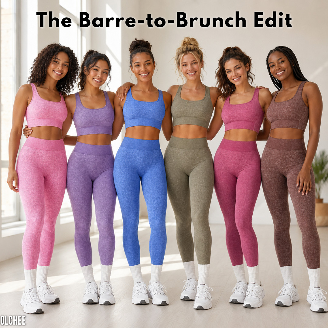 OLCHEE Athleisure | 2 Piece High Waisted Snatching Leggings & Sports Bra Sets

The Barre-to-Brunch Edit

Affordable Amazon workout sets that look expensive are my favorite kind of find — and these OLCHEE sets are exactly that. 💗

If your activewear drawer has been feeling a little random, basic, or just not that exciting to put on, this is the kind of matching set that makes getting dressed feel easy again. 

The seamless finish, square neck sports bra, high-waisted leggings, and flattering butt-lifting fit give that smooth, sculpted, put-together look without the high price tag.

This is the kind of set that makes you feel cute enough for barre, Pilates, yoga, hot girl walks, errands, coffee runs, and brunch after class — not just the workout itself. 

I love an affordable Amazon find that still gives that expensive, elevated, studio-to-street vibe.

Why these are worth adding to cart:
- affordable Amazon finds
- expensive-looking matching sets
seamless, flattering fit
- high-waisted leggings that feel more sculpted
- square neck sports bra for a more elevated look
- cute enough to wear beyond the gym
- easy sets that make you feel instantly more confident

Perfect for: barre outfits, Pilates outfits, yoga outfits, gym sets, athleisure outfits, studio-to-street looks, errands, coffee runs, brunch outfits, travel days, and everyday activewear that still looks styled.

If you’ve been wanting workout sets that feel flattering, easy, and actually worth wearing outside the gym too, these OLCHEE Amazon sets are the ones I’d check first.

↓ Everything is linked!

#LTKActive #LTKSaleAlert #LTKTravel