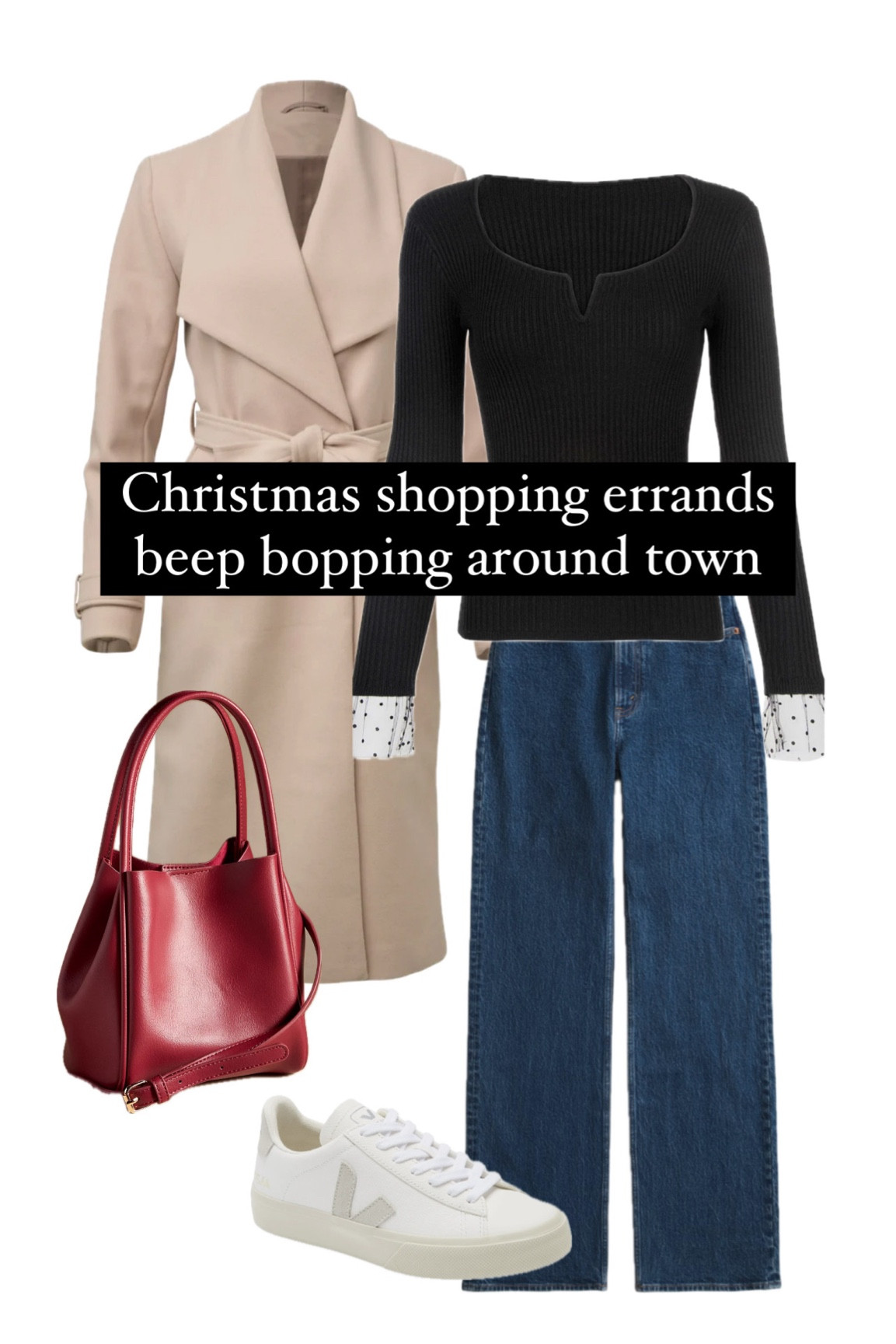 Beep bopping around town, running errands, but looking cute and sleek and secretly Christmas festive while doing it!

Holiday outfits, Christmas outfits, trench coat, womens style 

#LTKStyleTip #LTKHoliday #LTKCyberWeek