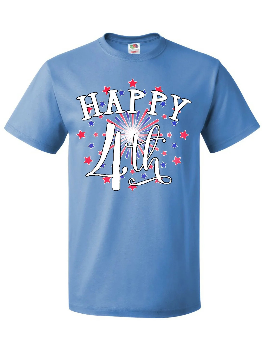 Inktastic Happy 4th- Fourth of July Firework T-Shirt | Walmart (US)