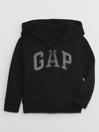 babyGap Logo Sherpa Zip Hoodie | Gap Factory