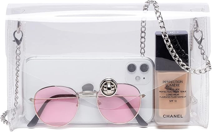 Vorspack Clear Purse Gift for Women Clear Crossbody Bag Cute for Sports Concert Prom Party Presen... | Amazon (US)