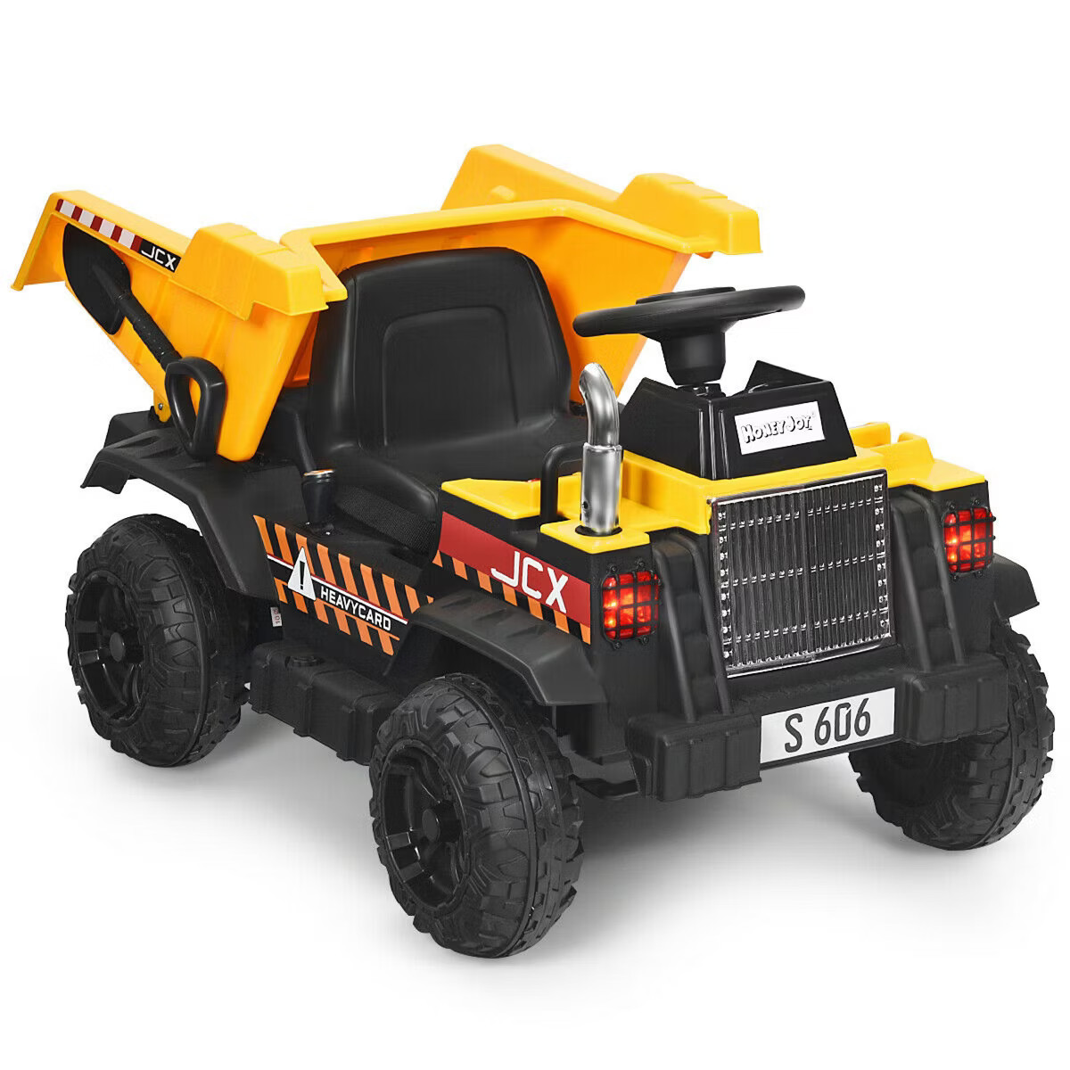 Costway 12V Battery Kids Ride On Dump Truck RC Construction Tractor w/ Electric Bucket & Electric... | Target