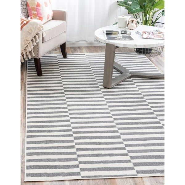 Unique Loom Striped Williamsburg Area Rug - 9' x 12' | Bed Bath & Beyond