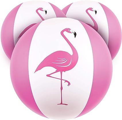 Kangaroo 27” Jumbo Pink Flamingo Beach Ball I Inflatable Beach Ball I Perfect for Beach Party, ... | Amazon (US)
