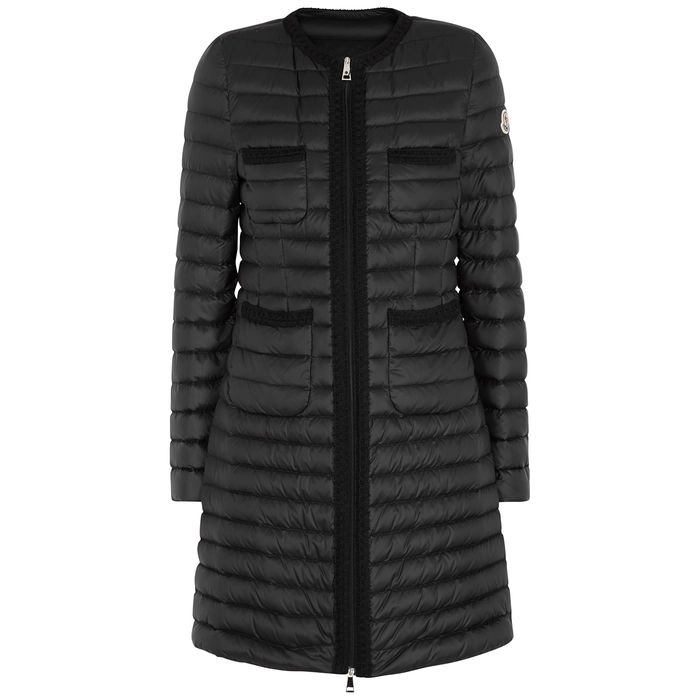 Moncler Black Quilted Shell Jacket | Harvey Nichols (Global)