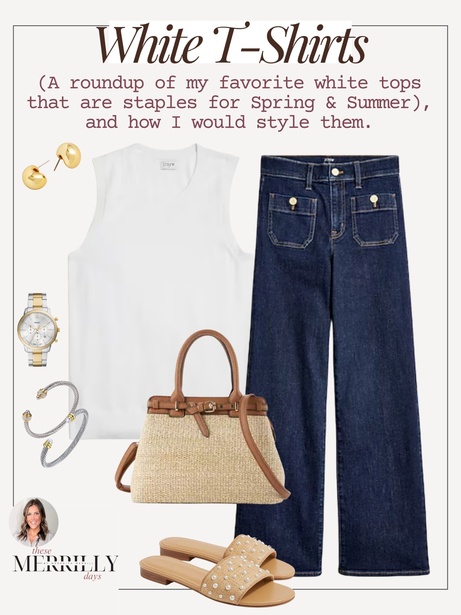 How I would style this white sleeveless sweater! I have this top in 3 or 4 colors. (True to size) 

#LTKSaleAlert #LTKItBag #LTKShoeCrush