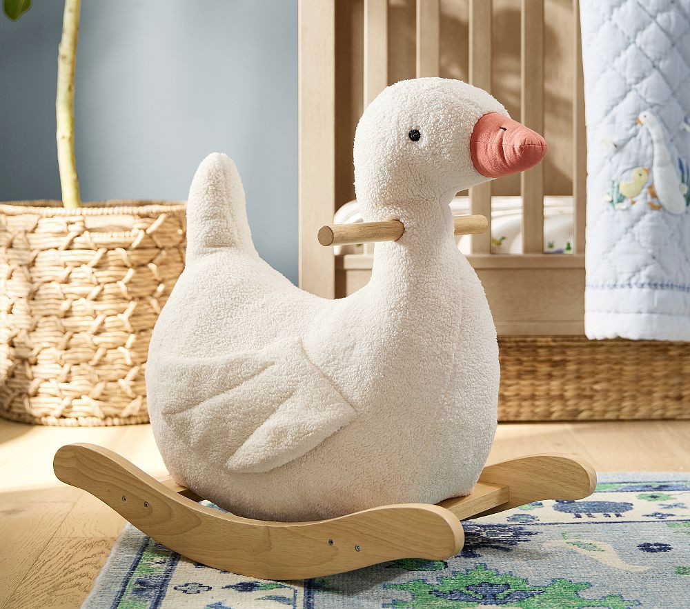 Duckling Plush Nursery Rocker | Pottery Barn Kids