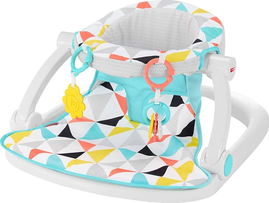 Fisher-Price Portable Baby Chair Sit-Me-Up Floor Seat with Developmental Toys & Machine Washable ... | Amazon (US)