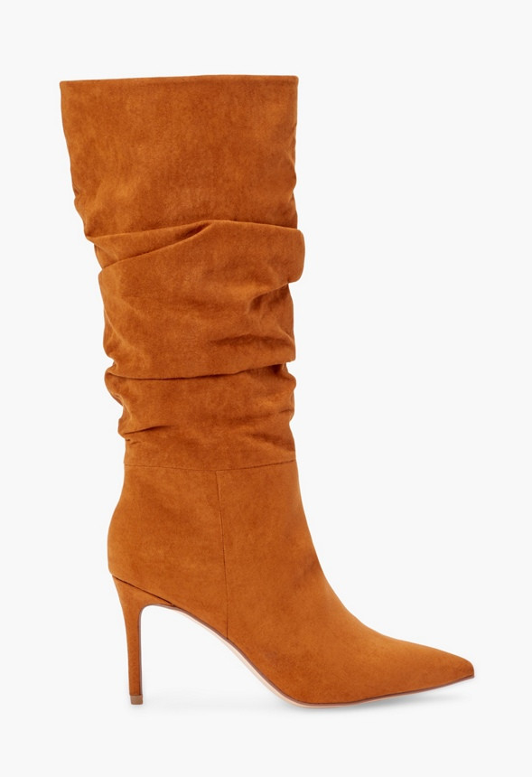 Khloy Slouch Stiletto Boot | JustFab