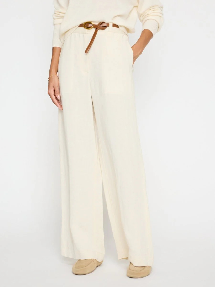 Women's Jules Pant in Egret | Brochu Walker | Brochu Walker