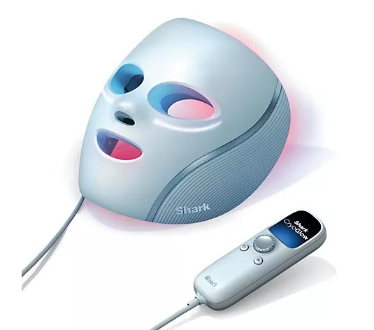 Shark CryoGlow LED Mask with Charging Stand - QVC UK | QVC UK