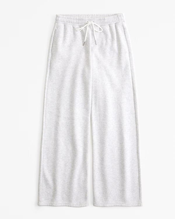 Essential Mid Rise Wide Leg Sweatpant | Abercrombie & Fitch (UK)