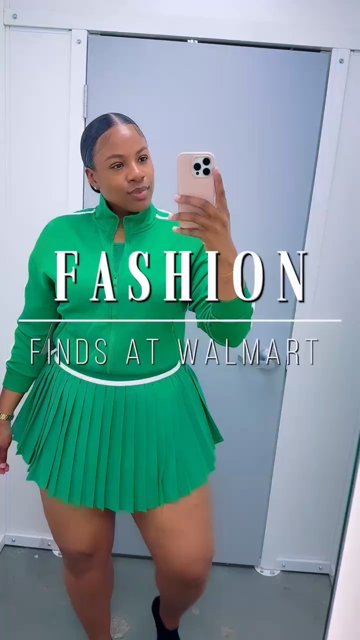 Green screams spring/summer💚Dont miss out on this fab two-piece set.
Note: the side are extremely high be mindful if you have bigger hips 
Size:XXL
jacket: large
Top: X-Large

#LTKPlusSize #LTKMidsize #LTKActive