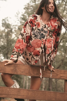 The Hazel Velvet Quilted Jacket by Maeve | Anthropologie (US)