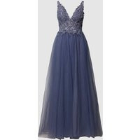 Mascara Abendkleid mit Stola in Bleu, Größe 40 | Peek & Cloppenburg* Düsseldorf DE