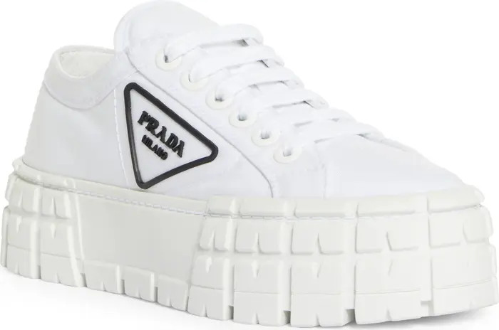 Prada Double Wheel Platform Sneaker | Nordstrom | Nordstrom