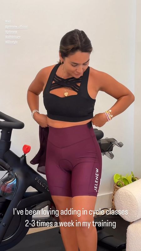 #ad Cycling never felt this good @jelenew_official ! These padded cycling shorts have made my rides more comfortable and helped me have more effective and longer workouts. So cute too! #jelenew #athleisure #lifestyle 


#LTKActive #LTKSummerSales #LTKFitness