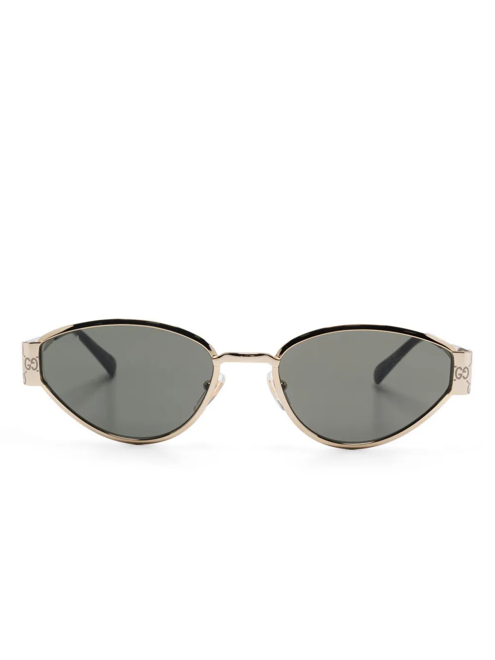 Gucci Eyewear butterfly-frame Sunglasses | Gold | FARFETCH | Farfetch Global