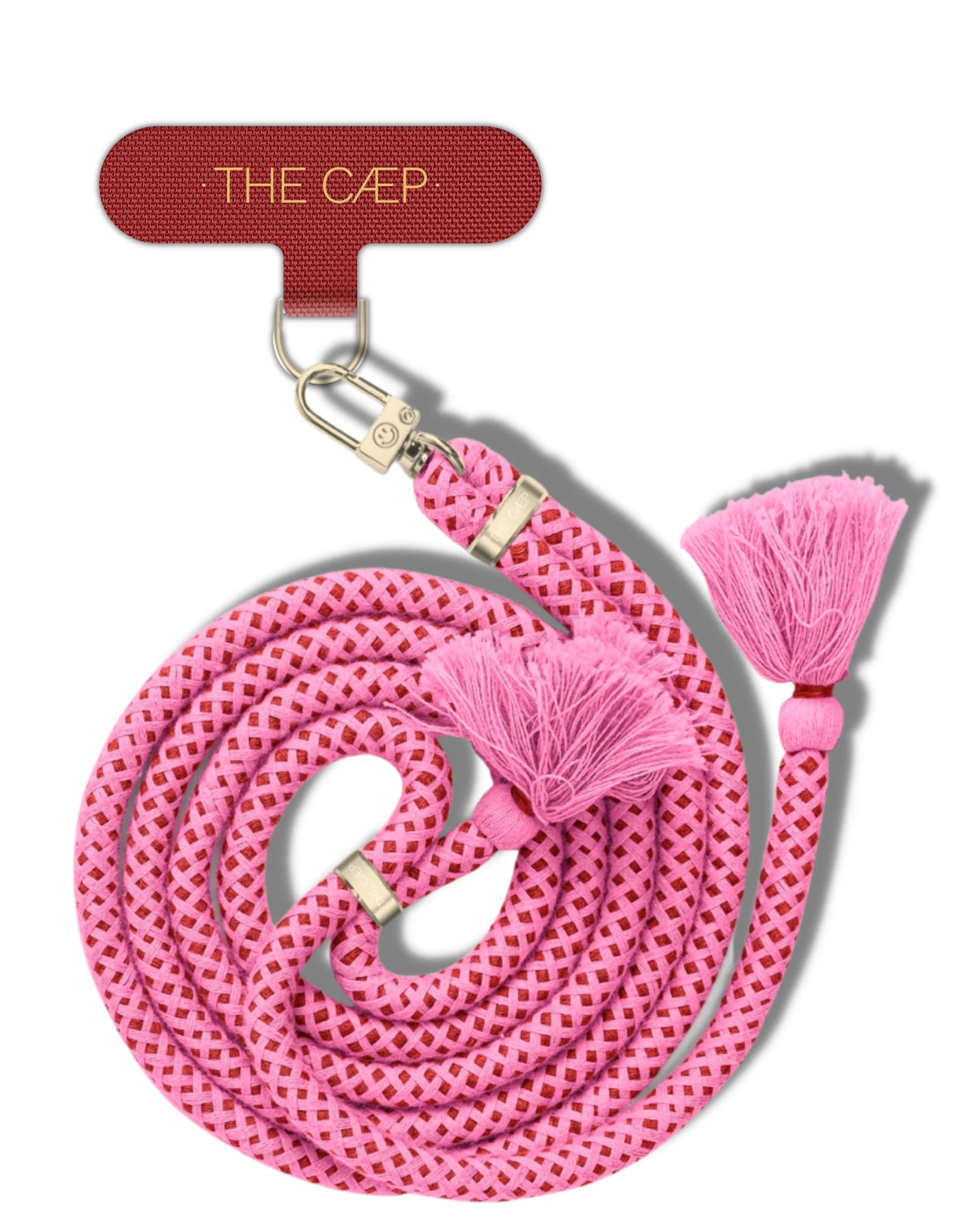 Red Universal Phone Hitch + Tassel Rope | THE CAEP