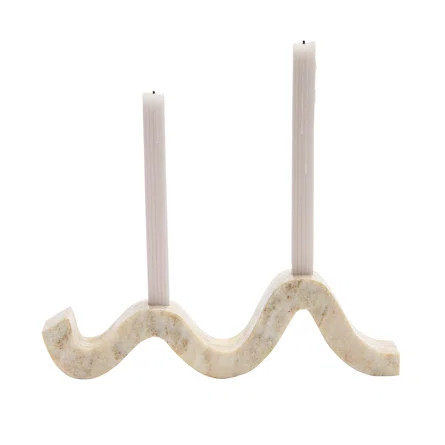 2" Marble Tabletop Candelabra | Wayfair North America