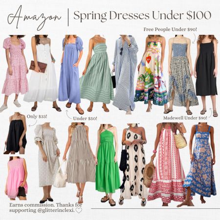 Amazon spring dresses under $100! 