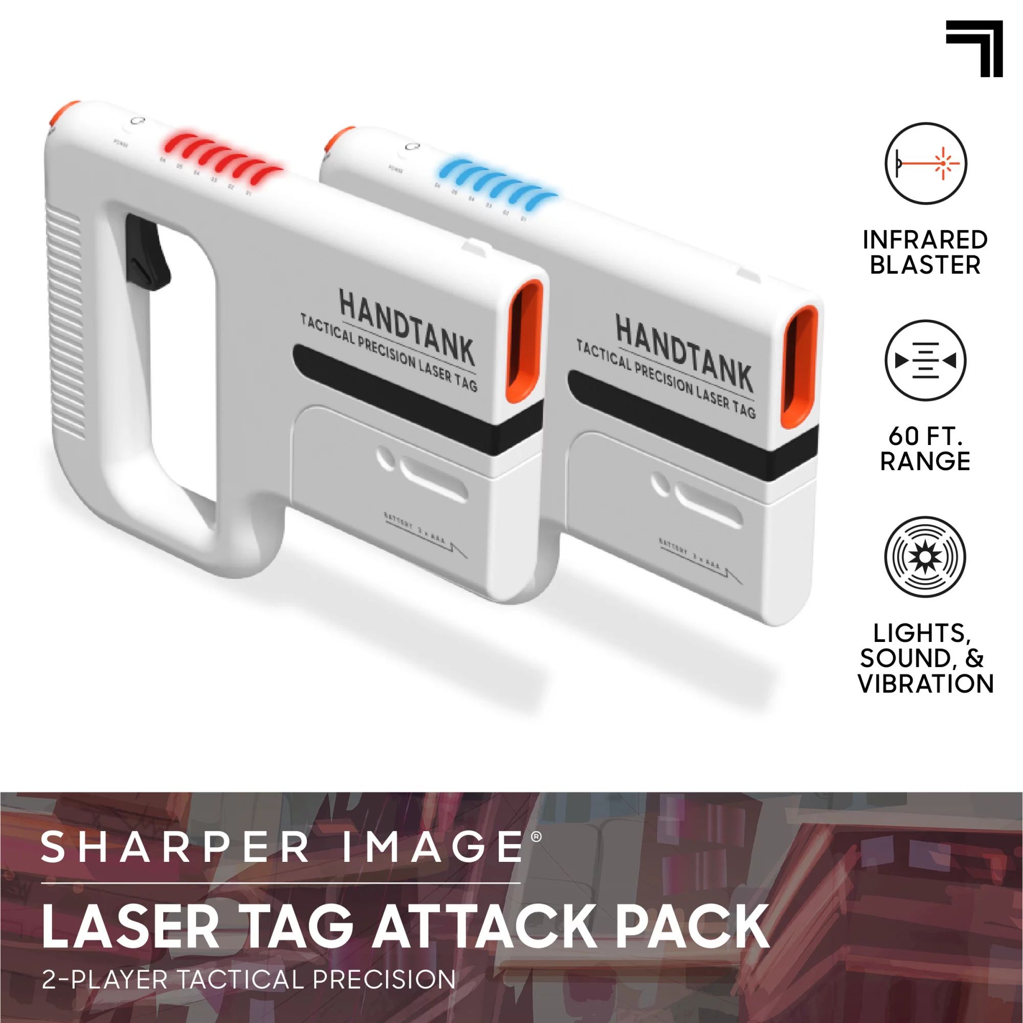 Sharper Image® Laser Tag Attack Pack 2-Player Tactical Precision with Compatible With Handtank L... | Walmart (US)