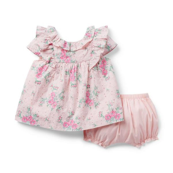Baby Floral Eyelet Matching Set | Janie and Jack