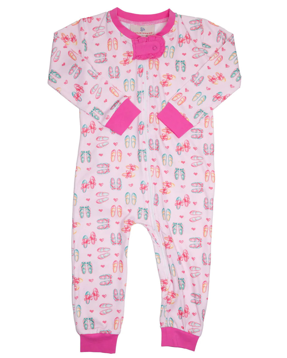 Shoe Love Zip Up Pajamas | Smockingbird Kids