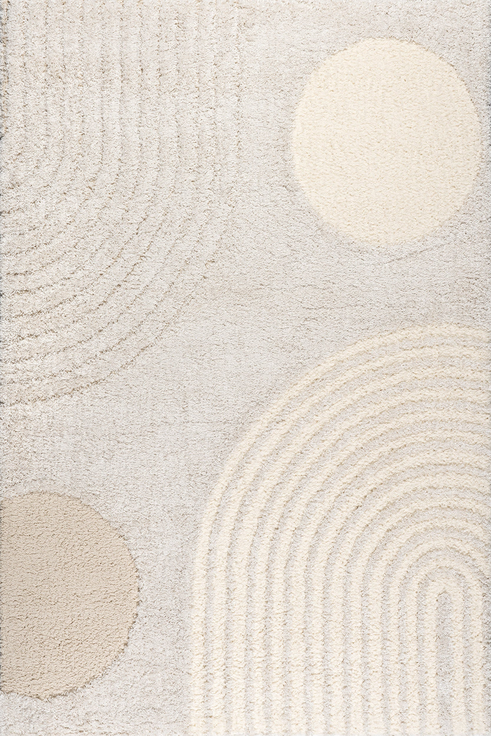 Maren Hazy Swirls Rug | Beige | Rugs USA