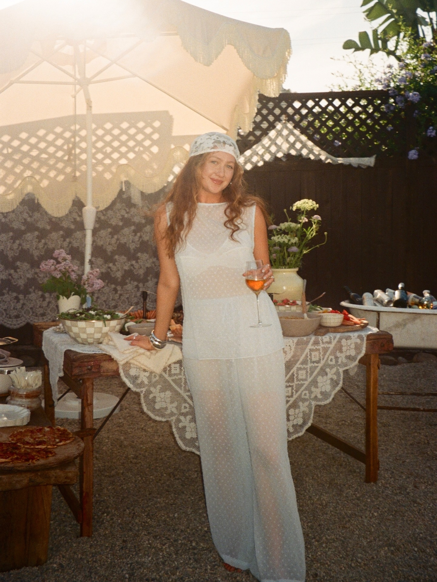 linking film camera and party decor details! 